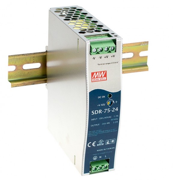 MEAN WELL Netzteil - 24V 75W Hutschiene
