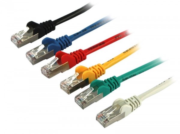 Patchkabel RJ45, CAT5e 100Mhz, 7.5m grün, FTP(F/UTP), Synergy 21,