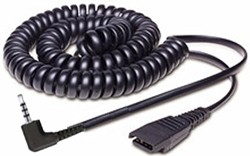 Jabra Kabel QD -&gt; 2, 5mm Klinke Spiralkabel 2m PANASONIC