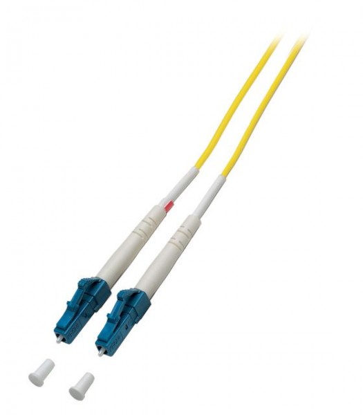 LWL-1-Faser-Patchk. 7,5mtr.LC-LC, 9/125um, OS2, AD=2mm, Achtung Simplex!