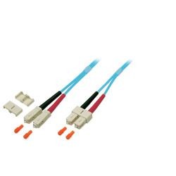 LWL-2-Faser-Patchk. 10mtr.SC-SC, 50/125um, OM3, AD=3mm,