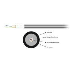 LWL-Kabel 24G, außen, 9/125u, G657.A1,