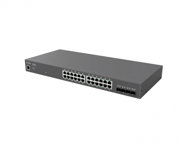 EnGenius Switch full managed Layer2+ 28 Port • 24x 1 GbE • 4x SFP+ • 19" • ECS1528 • EnGenius Cloud