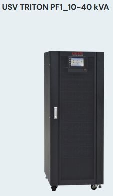 Effekta USV Serie TRITON PF1, Serie TRITON PF1, 3/3 Online Dauerwandler (3-phasig ein/3-phasig aus)TRITON PF1, 10 kVA, 120 Min. 10000VA 10000WATT 120min bei cos phi 0,7