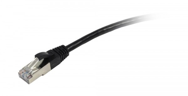 Patchkabel RJ45, CAT5e 100Mhz, 2m schwarz, FTP(F/UTP), Synergy 21,