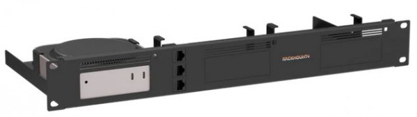 Rackmount.IT, Rack Mount Kit for Apple Mac Mini M4, 3x, UTP(ungeschirmte) Kupplung/Patchkabel,