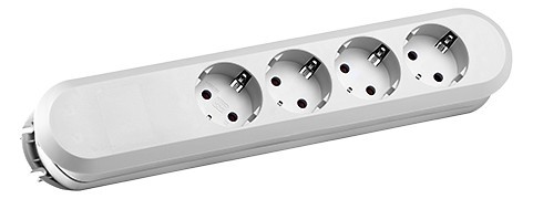 Bachmann Tischsteckdose, 4xDosen(CEE7), *ohne Zuleitung*,