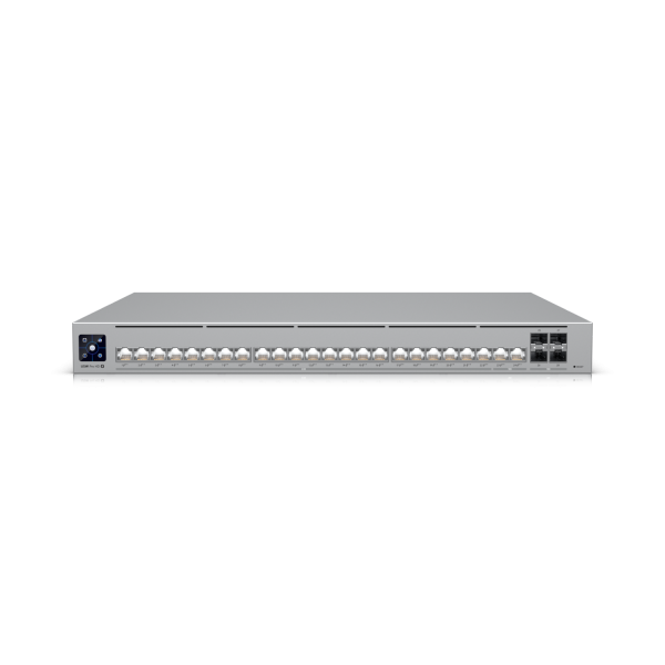 USED_Ubiquiti Switch full managed Layer3 28 Port • 22x 2,5 GbE • 2x 10 GbE • PoE Budget 600W • 24x PoE bt • 4x SFP+ • 19" • UniFi • USW-Pro-HD-24-PoE
