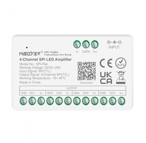 Synergy 21 Pixel LED Controller SPI-Serie 4-Channel Amplifier/Repeater *Milight/Miboxer*