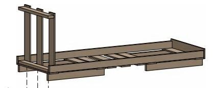 Triton 19&quot;zbh.Paletten zusatzkosten für 54HE/800x800 , Palettenabmessung BxTxH 950x2670x975