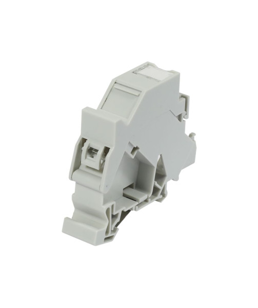 Keystone, Modulträger, DIN Rail slim, ABS, für 1xTP-Modul(Slim line), Hutschienenadapter, Synergy 21,