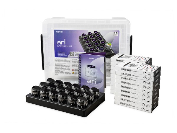 Ozobot MINT Coding Roboter Schulset &quot;Ari Classroom Kit 18 Robots&quot;