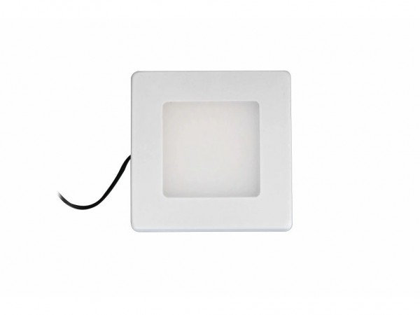 Synergy 21 Downlight Square / 4000K Weiß / 12V / 76 x 76 x 10mm Möbelleuchte mit AMP Stecker