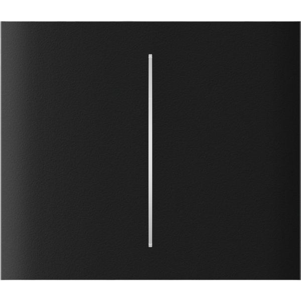 Ajax Homeautomation Zubehör LightSwitch CenterButton (2-gang) horizontal *schwarz*