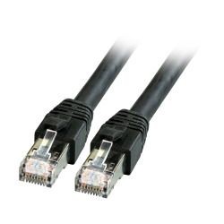 Patchkabel RJ45, CAT8.1 2000Mhz, 7.5m, schwarz, S-STP(S/FTP), BC, LSZH,