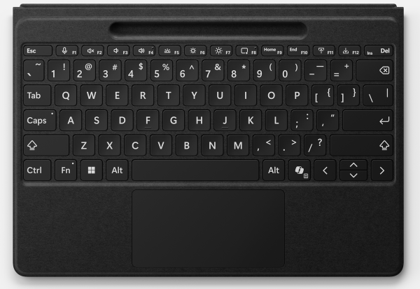 MS Surface Pro Zubehör Type Cover Flex mit Pen Ablage *schwarz* - (DE/AT)