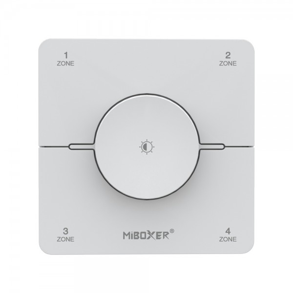 MiBoxer KOS-W LED Fernbedienung 2,4GHz dual white (CCT) 4 Zonen Drehbares Panel (w)