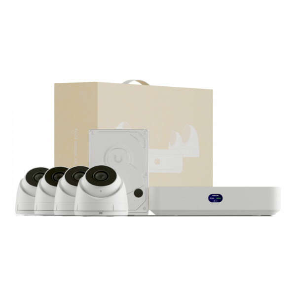 Ubiquiti UniFi Protect Network Video Recorder Instant Kit • 1x NVR Instant • 4x G5 Turret Ultra • 1x TB HDD • UNVR-Instant-Kit