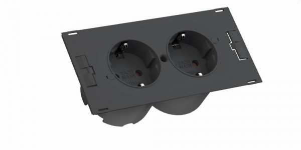 Bachmann Steckdosen, DUE 2xCEE7/3 0,2m GST18