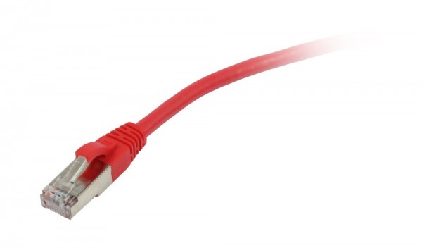 Patchkabel RJ45, CAT5e 100Mhz, 7.5m rot, FTP(F/UTP), Synergy 21,