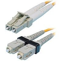 LWL-2-Faser-Patchk. 10mtr.LC-SC, 50/125u,OM2