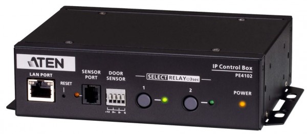 Aten PDU ECO, Eingang 10A C14 -> Ausgang 2xC13, 10/100Mbit TP(RJ45), mit 2 Ausgängen