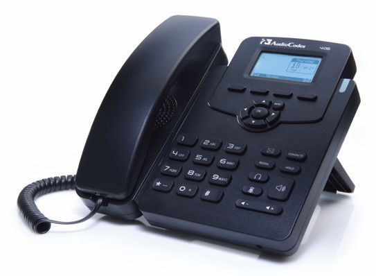 AudioCodes 405 IP-Phone PoE black