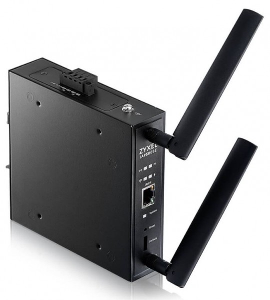 Zyxel Industiral Wireless AP WIFI7 • 2x2 • Indoor • 1x 2.5 GbE PoE at • DIN • IAP500BE • Standalone/Controller/NebulaFlex