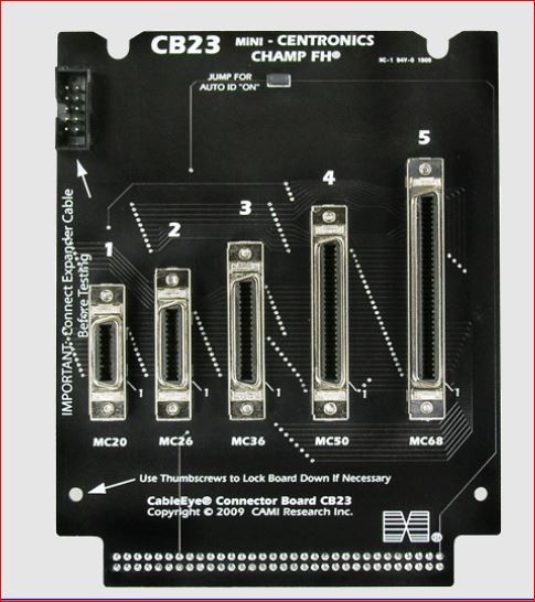 CableEye 753 / CB23 Interface-Platine (miniCentronics, Champ FH)