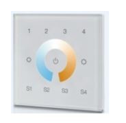 Synergy 21 LED Serie EOS 07 DALI Wandtaster DT8 CCT 4 group