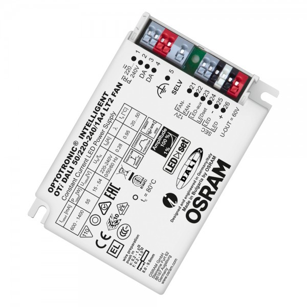 OSRAM OPTOTRONIC® Intelligent ? DALI LT2 50/220?240/1A4 LT2 FAN