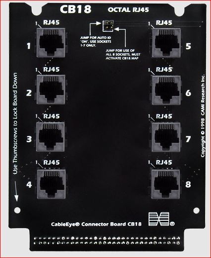 CableEye 748 / CB18 Interface-Platine (RJ45 Octopus)