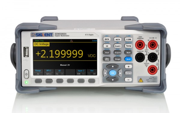 Siglent SDM3065X-SC Digitalmultimeter / Das SDM3065X-SC ist ein hochwertiges Digitalmultimeter mit einer Speichertiefe von 10k.