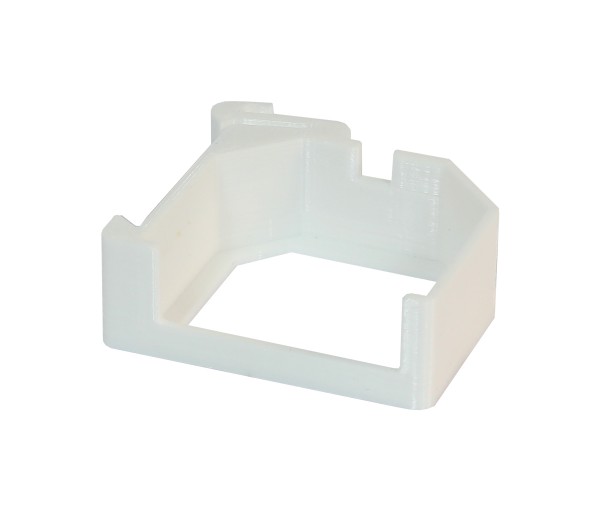 Shelly Zubehör / 90° SINGLE Hutschienenhalter für Shelly 1L / RGBW2