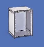 Vertiv(Knürr) Schrank klein 12HE, T700mm, Lochraster/T-Nut, Lichtgrau, ohne Fronttüre