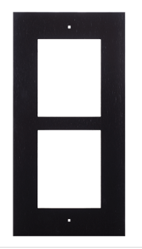 2N Zubehör EntryCom IP Verso zbh. Frontblende für Unterputzrahmen (2 Module) **schwarz**