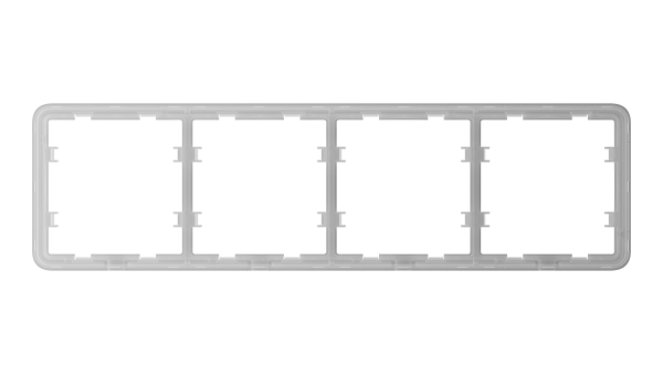 Ajax Homeautomation LightSwitch / Outlet Frame (4 seats) horizontal