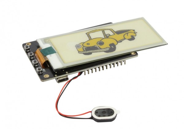 ALLNET 4duino IoT WLAN ePaper/eink/e-ink Display white/yellow/black - ESP32 Modul 2,9&quot; E-Paper ALL-ESP32-EP-2,9-BWY