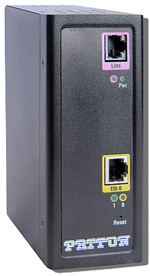 Patton Ruggedized 5.7 Mbps CopperLink 1311 Ethernet Extender (Remote); Conformal Coated; 1 x10/100; -40 to 85C