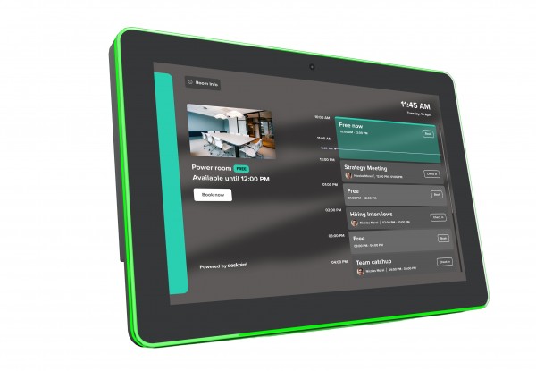 Deskbird Meetingraum Display 10 Zoll, Farbe schwarz, Deskbird-100