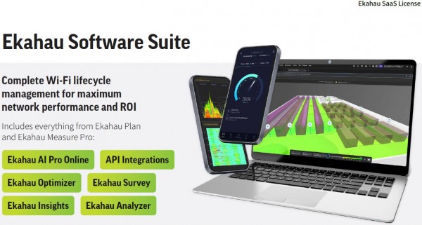 Ekahau Software Suite Plus, 1 Jahr, SaaS-Lizenz, incl.Ekahau Sidekick 2 (ESK-2)