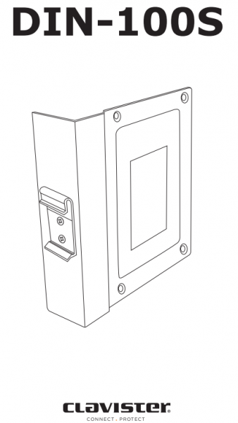 Clavister NetWall 100 Series DIN Rail Mounting Kit