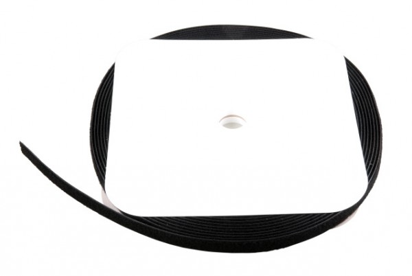 ALLNET 19"zbh. Klettband 25m, B20mm, schwarz