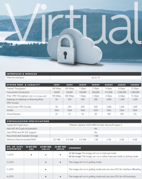 Clavister NetWall 6000V NGFW Essentials Services, Monthly