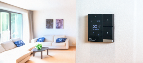 Shelly PbS · "LinkedGo Smart HVAC Thermostat" · Heizung, Lüftung, Klimatisierung · WLAN · BT · ST802-B