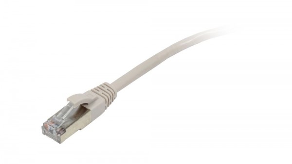 Patchkabel RJ45, CAT5e 100Mhz, 1.0m grau, FTP(F/UTP), Synergy 21,