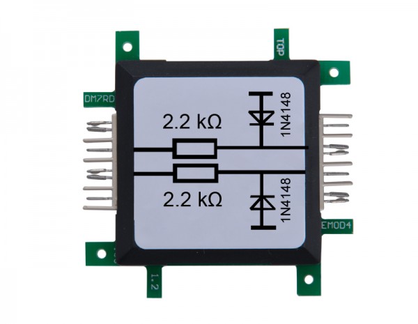 ALLNET Brick?R?knowledge Widerstand 2,2K doppelt Ohm mit Schutzdiode