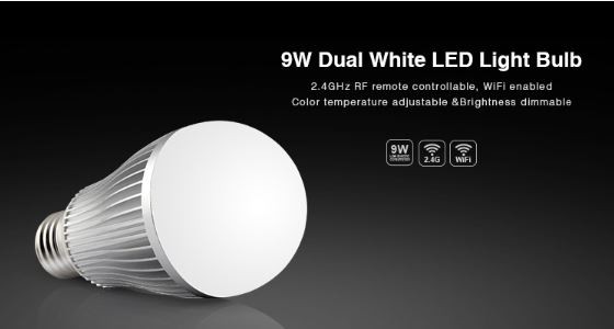 Synergy 21 LED Retrofit E27 A60 Bulb 9W dual white (CCT) Lampe mit Funk Milight/Miboxer*