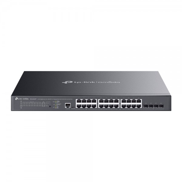 TP-Link Switch full managed Layer2+ 28 Port • 24x 1 GbE • 4x SFP+ • PoE Budget 500Watt • 8x PoE bt • 16x PoE at • 19? • Omada • SG3428XMP
