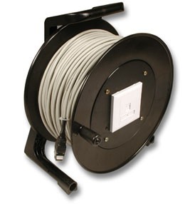 Kabeltrommel, CAT5e, 50m, FTP(F/UTP), mit 1x Buchsen+Stecker RJ45,